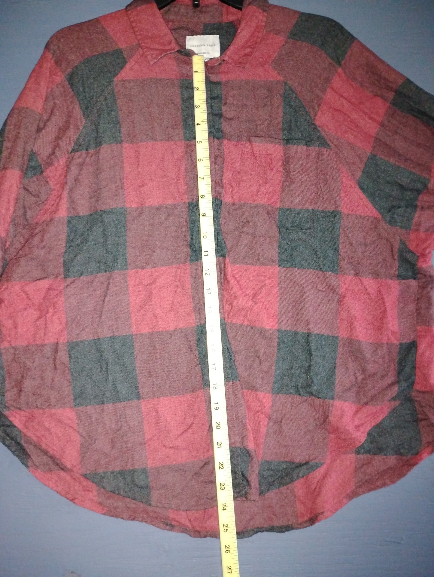 American Eagle Plaid Dress Shirt