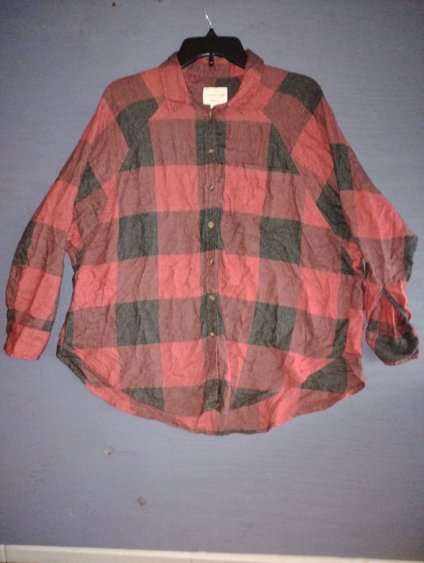 American Eagle Plaid Dress Shirt