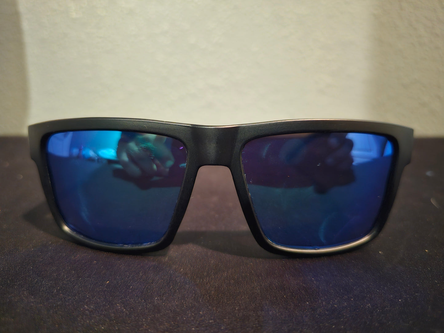 #5 black frame/ rainbow tented glasses